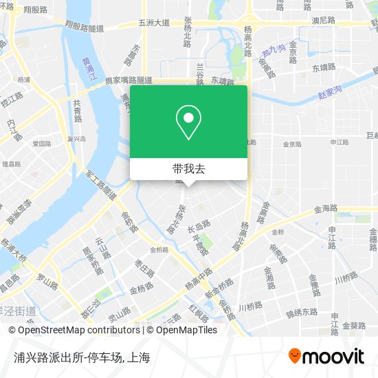 浦兴路派出所-停车场地图