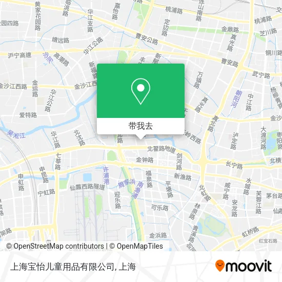上海宝怡儿童用品有限公司地图