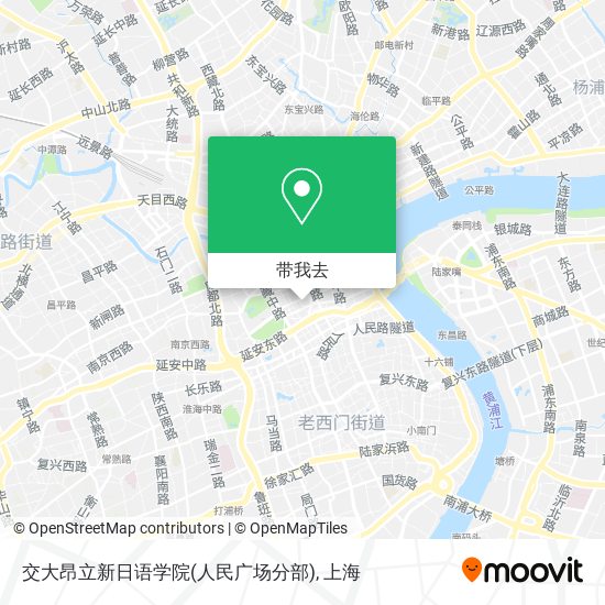 交大昂立新日语学院(人民广场分部)地图