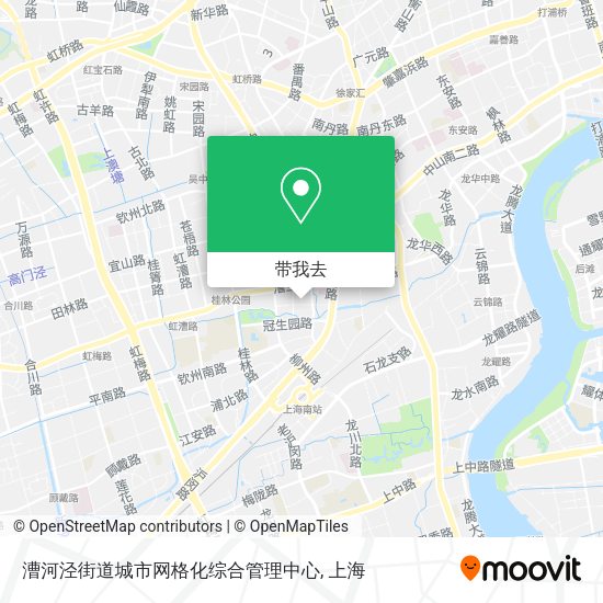 漕河泾街道城市网格化综合管理中心地图