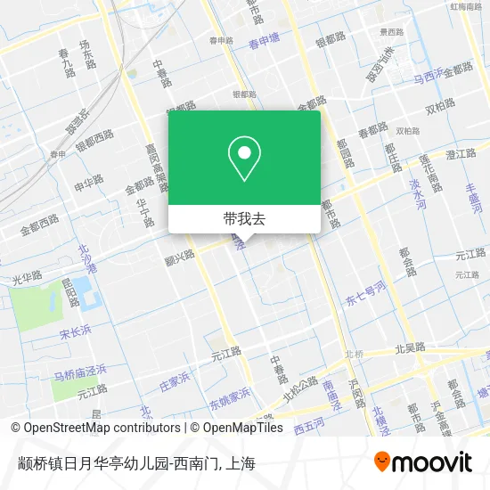 颛桥镇日月华亭幼儿园-西南门地图