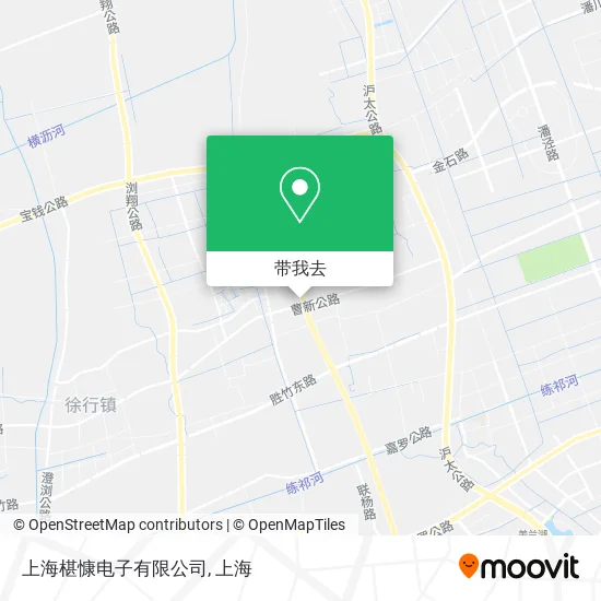 上海椹慷电子有限公司地图