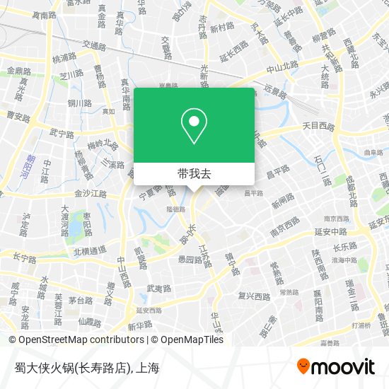蜀大侠火锅(长寿路店)地图