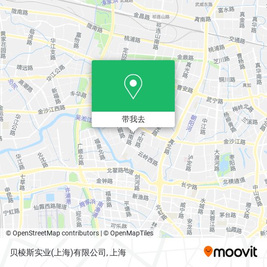 贝棱斯实业(上海)有限公司地图