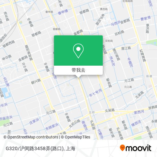 G320/沪闵路3458弄(路口)地图
