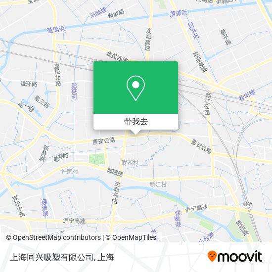上海同兴吸塑有限公司地图