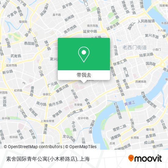 素舍国际青年公寓(小木桥路店)地图