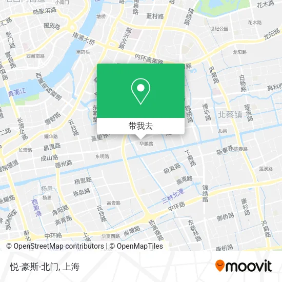 悦·豪斯-北门地图