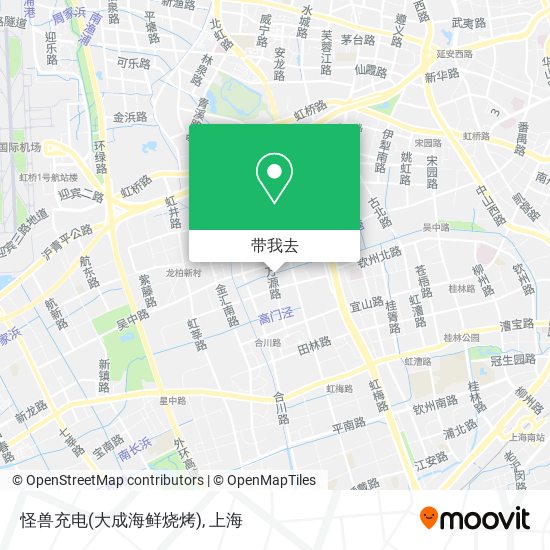 怪兽充电(大成海鲜烧烤)地图
