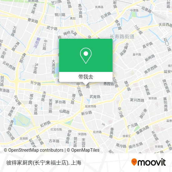 彼得家厨房(长宁来福士店)地图