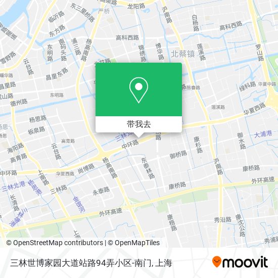 三林世博家园大道站路94弄小区-南门地图