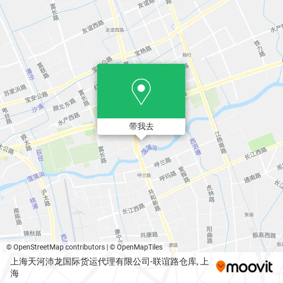 上海天河沛龙国际货运代理有限公司-联谊路仓库地图