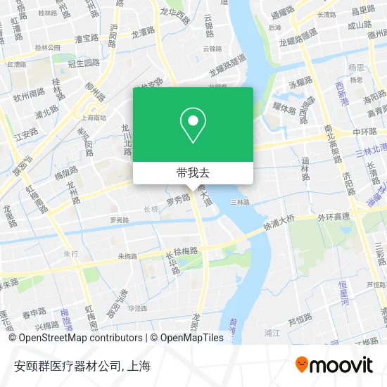 安颐群医疗器材公司地图