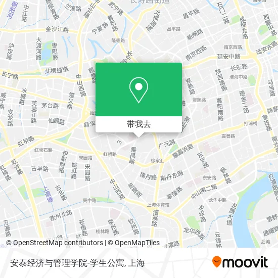 安泰经济与管理学院-学生公寓地图