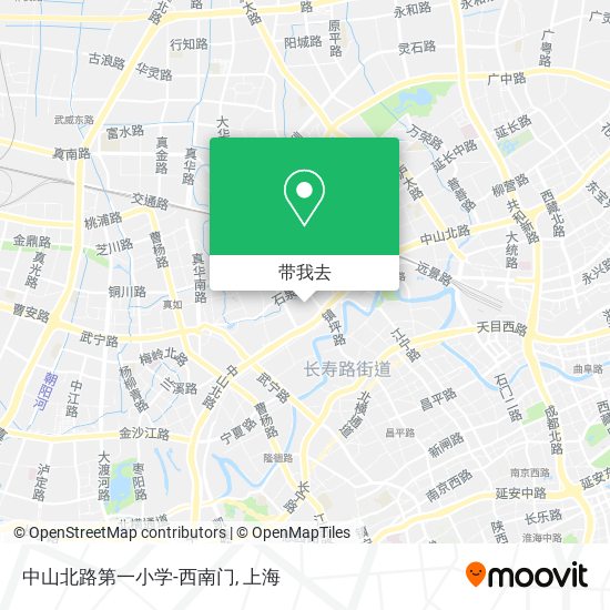中山北路第一小学-西南门地图