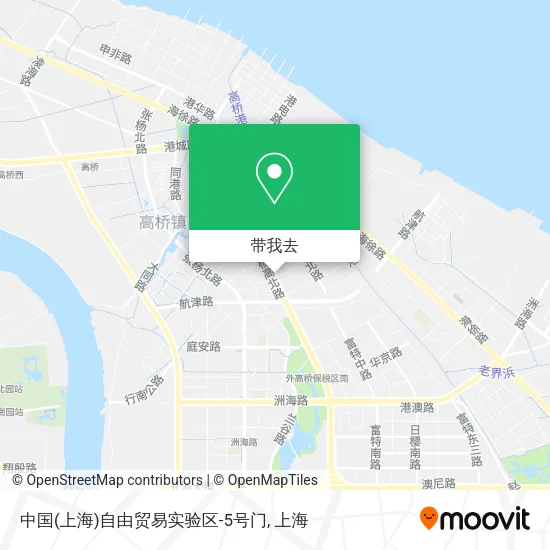 中国(上海)自由贸易实验区-5号门地图