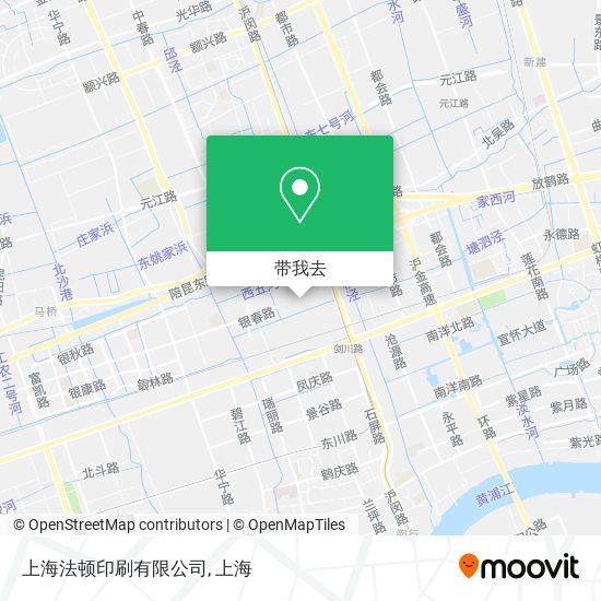 上海法顿印刷有限公司地图