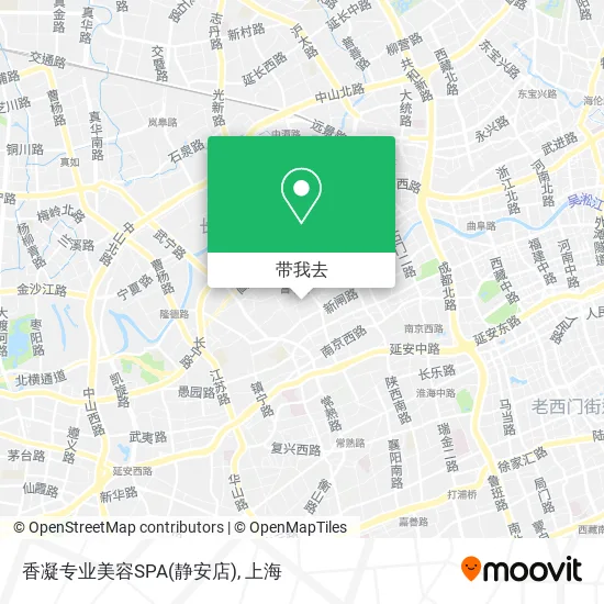 香凝专业美容SPA(静安店)地图