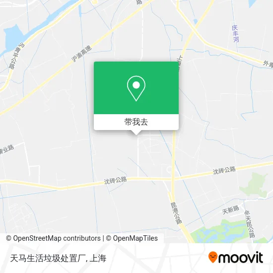 天马生活垃圾处置厂地图