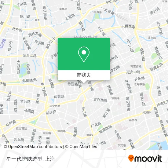 星一代护肤造型地图
