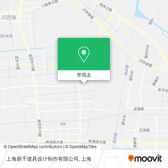 上海易千道具设计制作有限公司地图