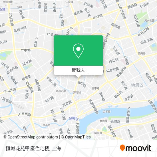 恒城花苑甲座住宅楼地图