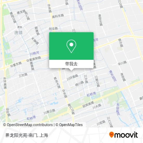 界龙阳光苑-南门地图