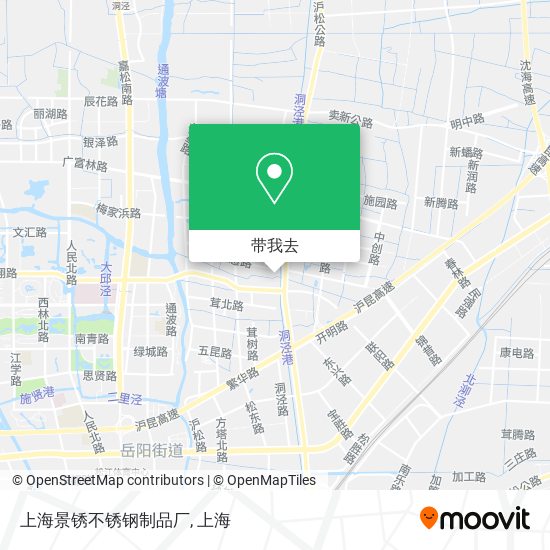 上海景锈不锈钢制品厂地图
