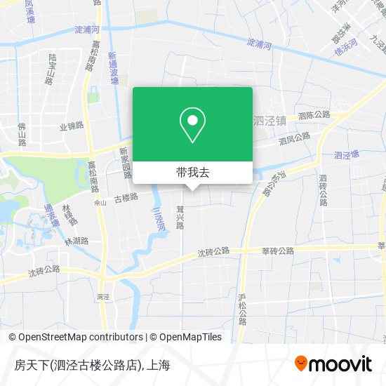 房天下(泗泾古楼公路店)地图