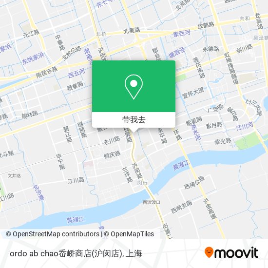 ordo ab chao岙峤商店(沪闵店)地图