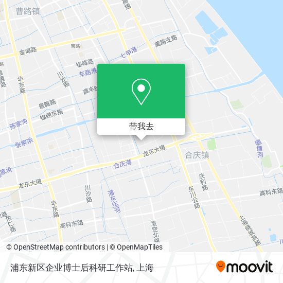 浦东新区企业博士后科研工作站地图