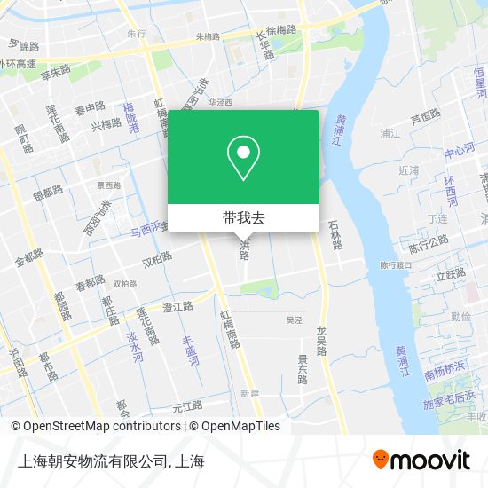 上海朝安物流有限公司地图