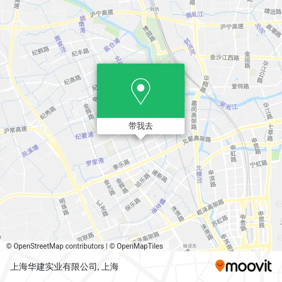 上海华建实业有限公司地图