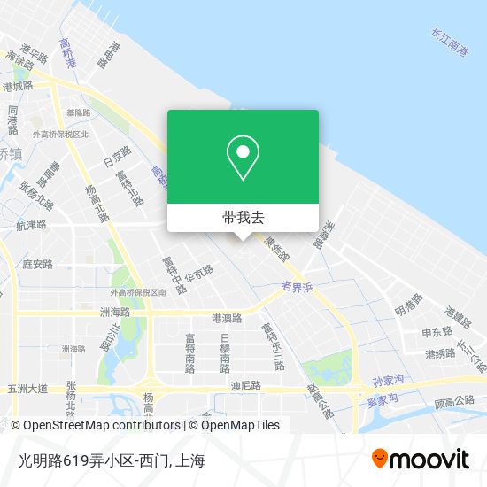 光明路619弄小区-西门地图