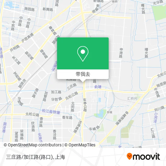 三庄路/加江路(路口)地图