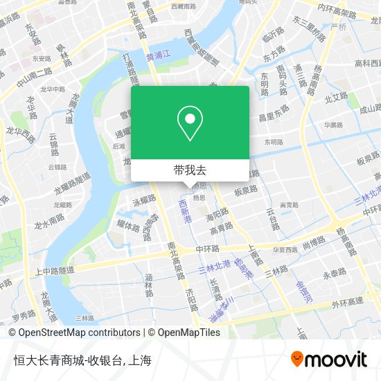 恒大长青商城-收银台地图