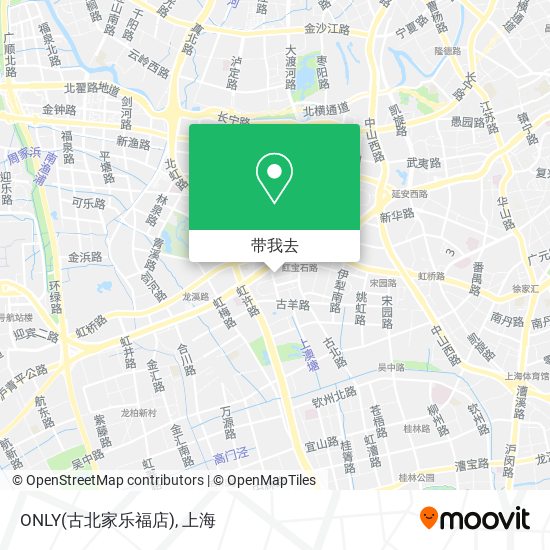 ONLY(古北家乐福店)地图