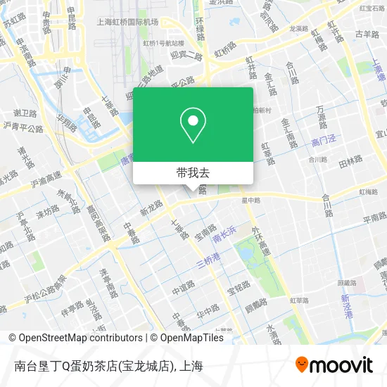 南台垦丁Q蛋奶茶店(宝龙城店)地图