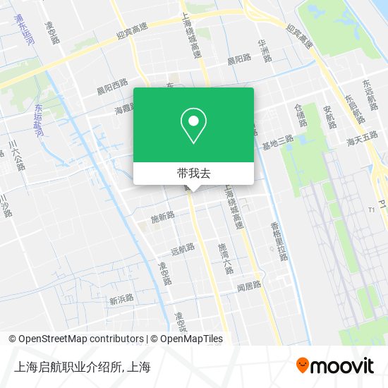 上海启航职业介绍所地图