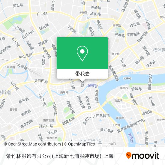 紫竹林服饰有限公司(上海新七浦服装市场)地图