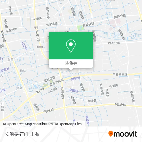 安阁苑-正门地图