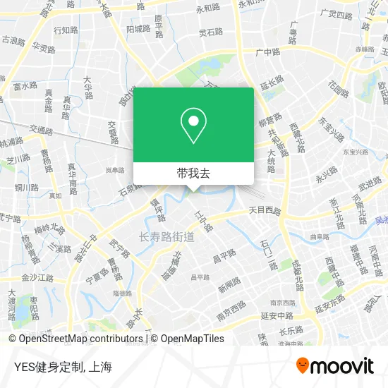 YES健身定制地图