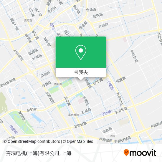 夯瑞电机(上海)有限公司地图