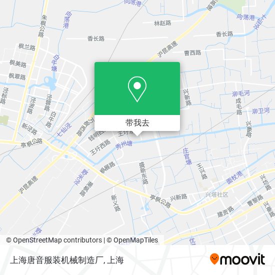 上海唐音服装机械制造厂地图
