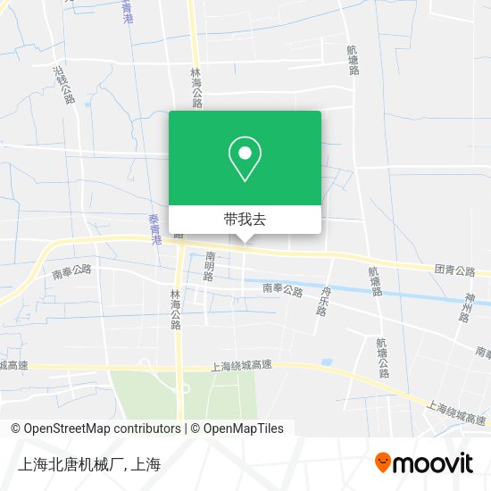 上海北唐机械厂地图