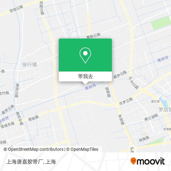 上海唐嘉胶带厂地图