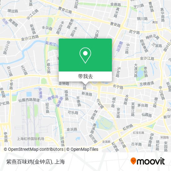 紫燕百味鸡(金钟店)地图