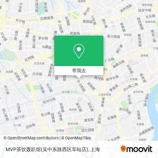 MVP茶饮轰趴馆(吴中东路西区车站店)地图