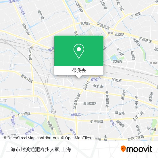 上海市封浜通淝寿州人家地图