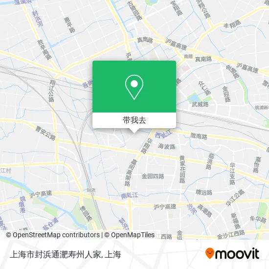 上海市封浜通淝寿州人家地图
